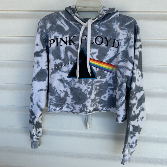 Pink Floyd Cropped Sweatshirt Hoodie - Picture 2 of 6